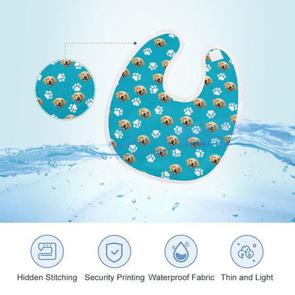 WEPRINTMEWaterproof BibCustom Pet Face Waterproof Bib