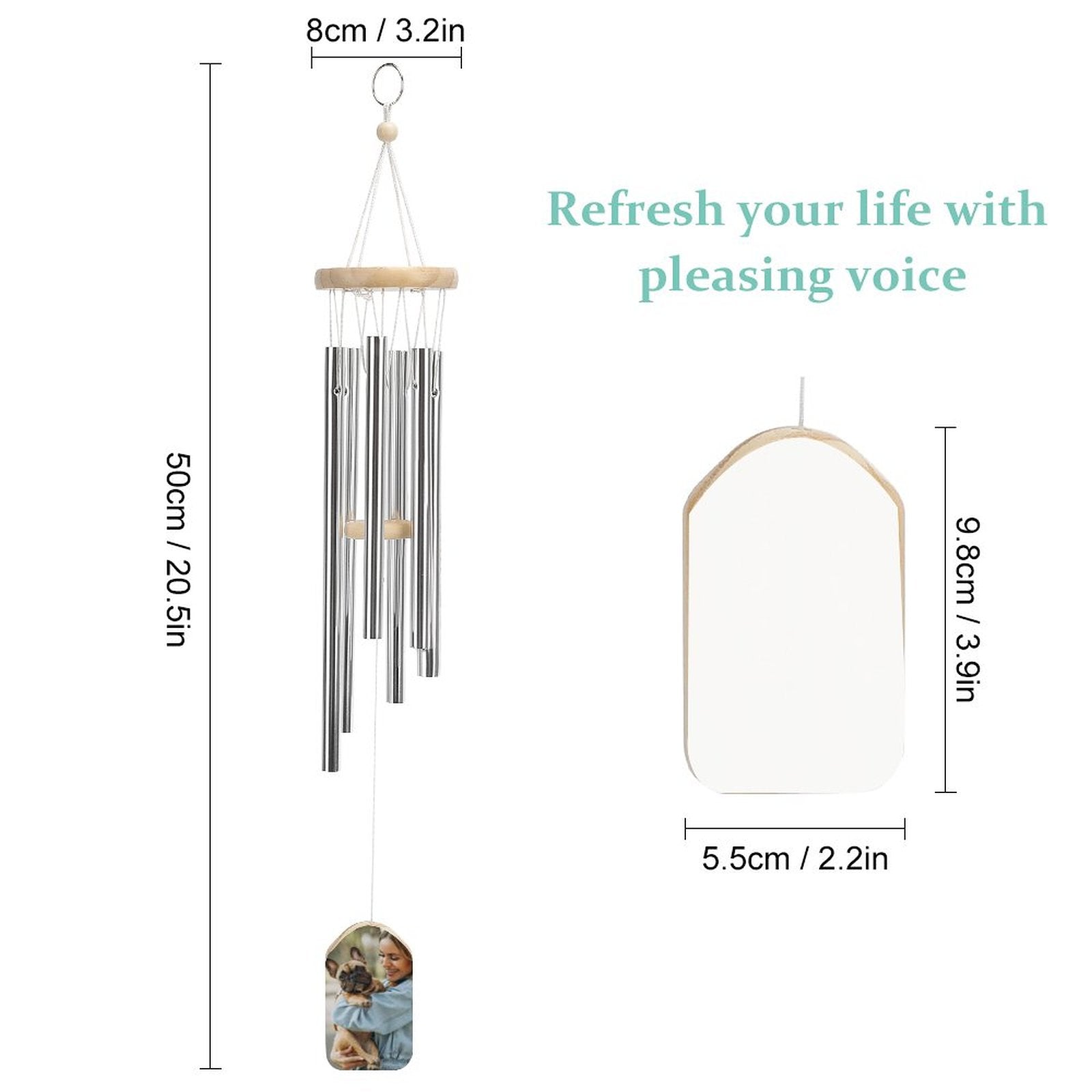 WEPRINTMEWind ChimeCustom Photo Wind Chime