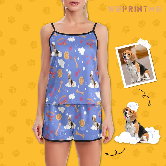WEPRINTMEWomen Cami PajamasPersonalized Pet Pajamas Happy Bath Women's Cami Pajama Set
