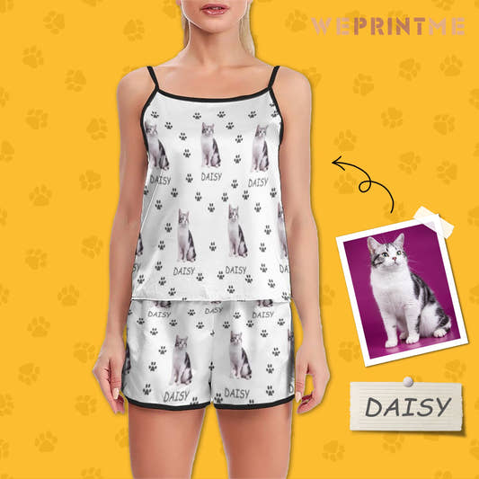 WePrintMeWomen Cami PajamasPersonalized Pet Pajamas Pet Paw Path Women's Cami Pajama Set