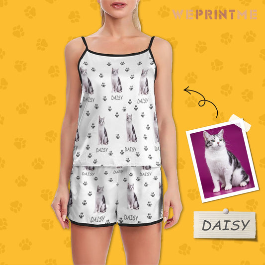 WEPRINTMEWomen Cami PajamasPersonalized Pet Pajamas Pet Paw Path Women's Cami Pajama Set