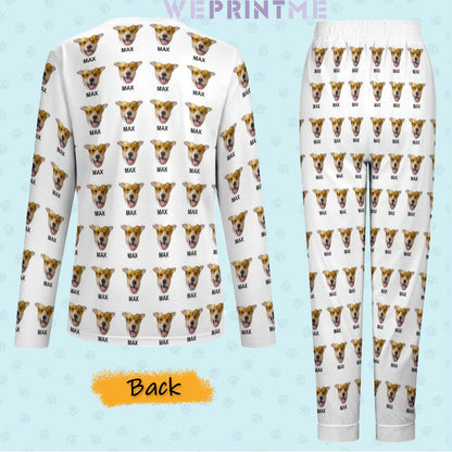 WEPRINTMEWomen Long Sleeve PajamasPersonalized Pet Pajamas Multi Pet Women's Long Sleeve Pajamas