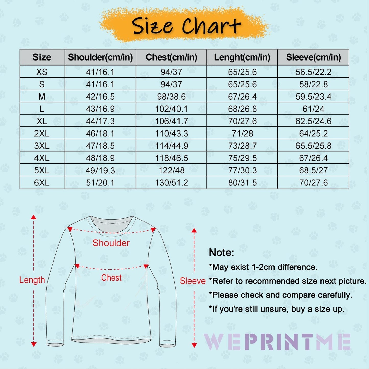 WEPRINTMEWomen Long Sleeve PajamasPersonalized Pet Pajamas Pet Everywhere Women's Long Sleeve Pajamas